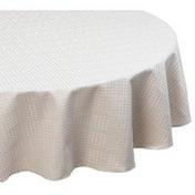 Round Linen Tablecloth