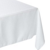 Bardwil White Linen Tablecloth