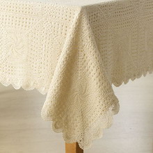 Oblong Crocheted Tablecloth