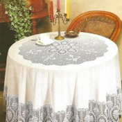 Black Lace Tablecloth