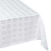 Square White Tablecloth