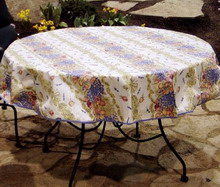 French Striped Tablecloth