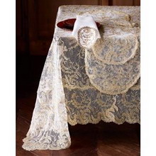 Gold Lace Tablecloth