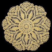 Oval Crocheted Tablecloth