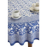 Blue Carrara Pisa Tablecloth
