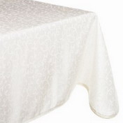 Lenox White Square Tablecloth