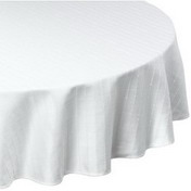 90 inch White Round Tablecloth