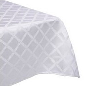 White Oblong Tablecloth