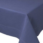 Blue Linen Blend Tablecloth