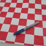 Red Check Oilcloth Tablecloth