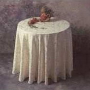 120in. Round Damask Tablecloth