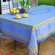 Rectangular Blue Tablecloth