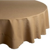 Brown Linen Tablecloth