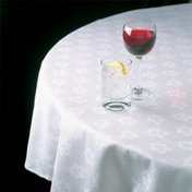 round damask tablecloth