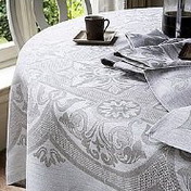 Oval Linen Tablecloth