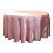 120 inch Wholesale Wedding Tablecloths, Pink